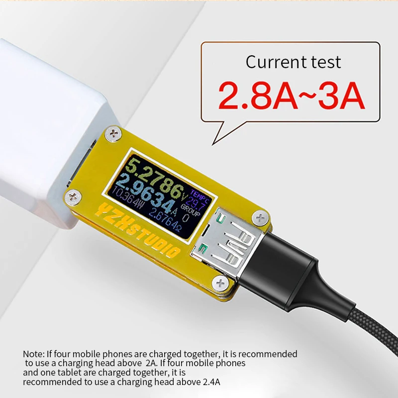 1.2M Double Type C 4 in 1 USB Charger Cable Charging Cord Multiple Ports Charging Cable Micro USB TypeC Connector for Cellphones