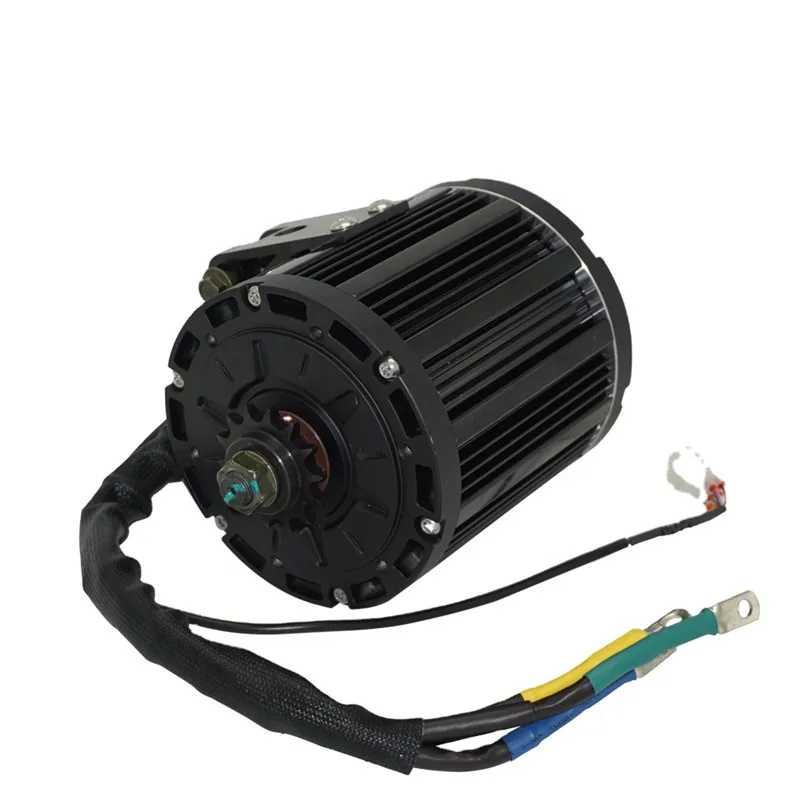 Motor DC Hub 138 4KW 72V 100KPH Mid Drive Motor para Motocicleta Elétrica