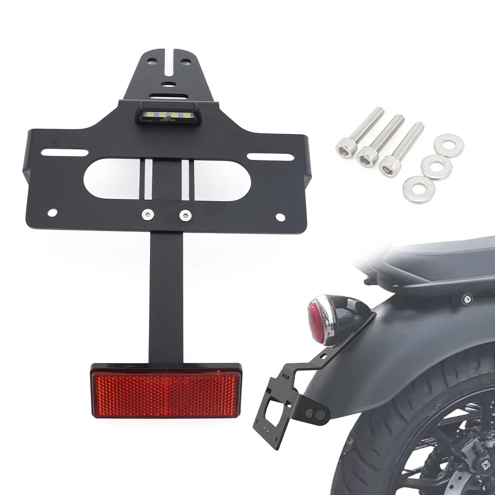 Kit Eliminatore Parafango Posteriore con Porta Targa per Royal Enfield Meteor 350 2020-2025