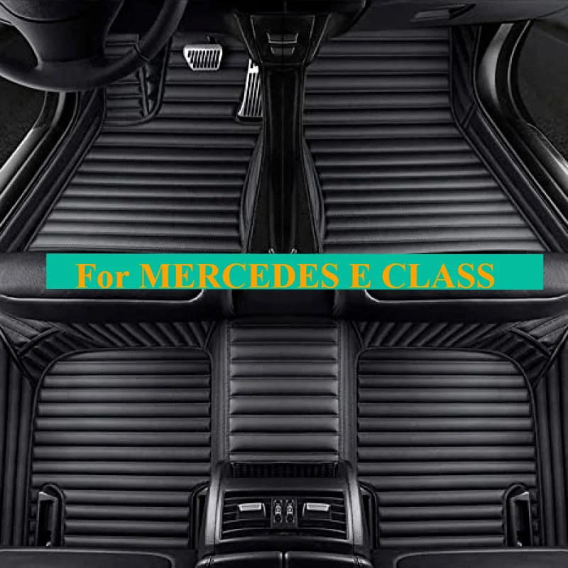 Custom car floor mats For MERCEDES E CLASS AMG W214 W210 2000-2024 auto Accessories Carpets Automobile Rugs Foot Pads Interior