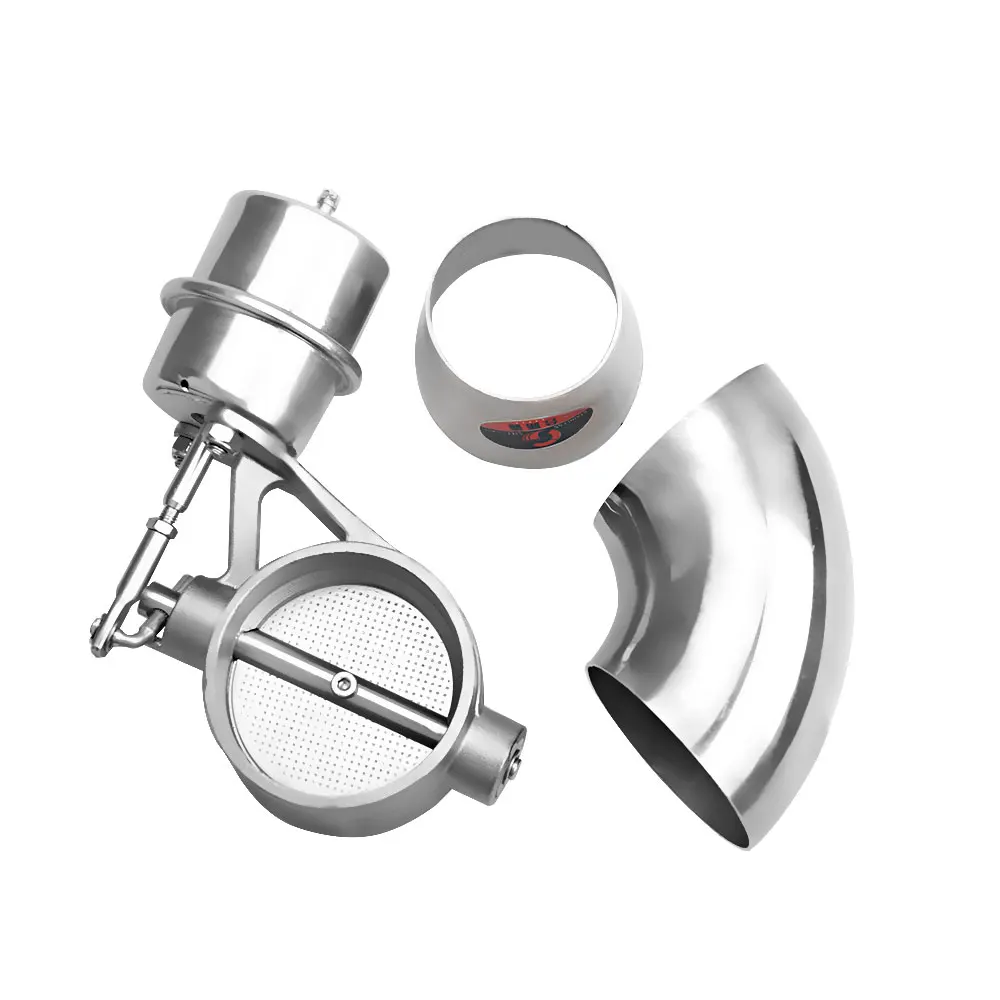 

Universal 2&2.5&3.0inch Vacuum Activated Exhaust Cutout / Dump Close Style With Elbow and reducer