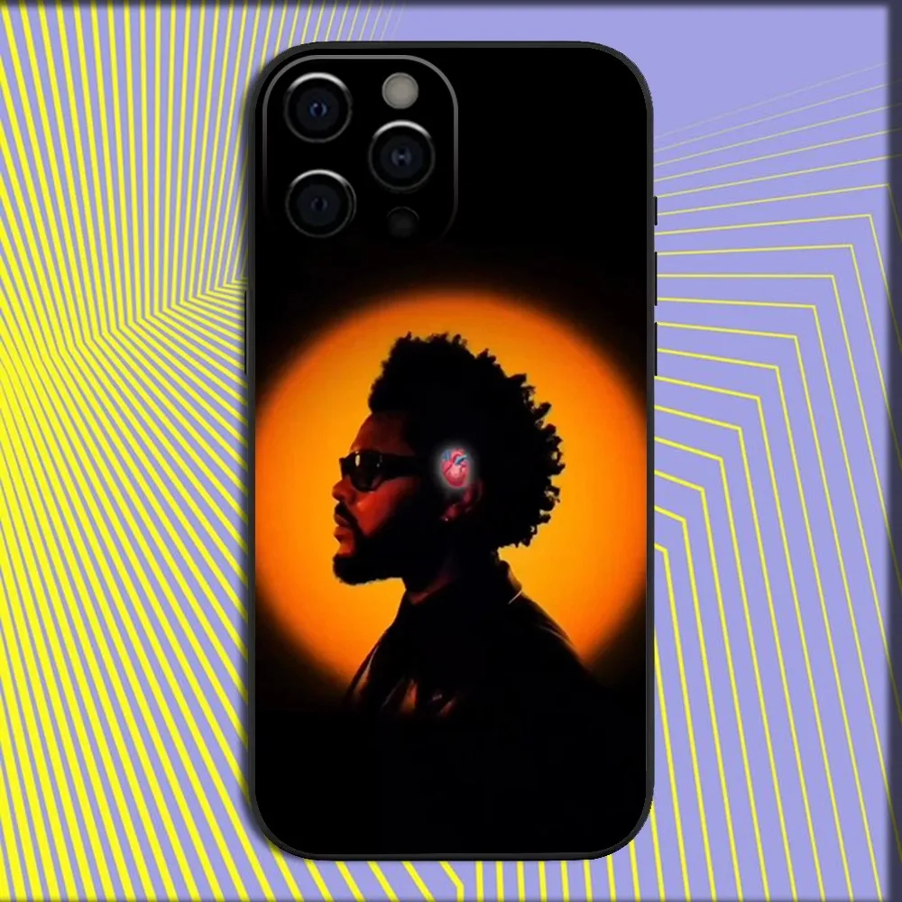 The W-Weeknd XO Phone Case For iPhone 16,15,14,13,12,11,Pro,X,XS,Max,XR,Plus,Mini Soft Black Cover