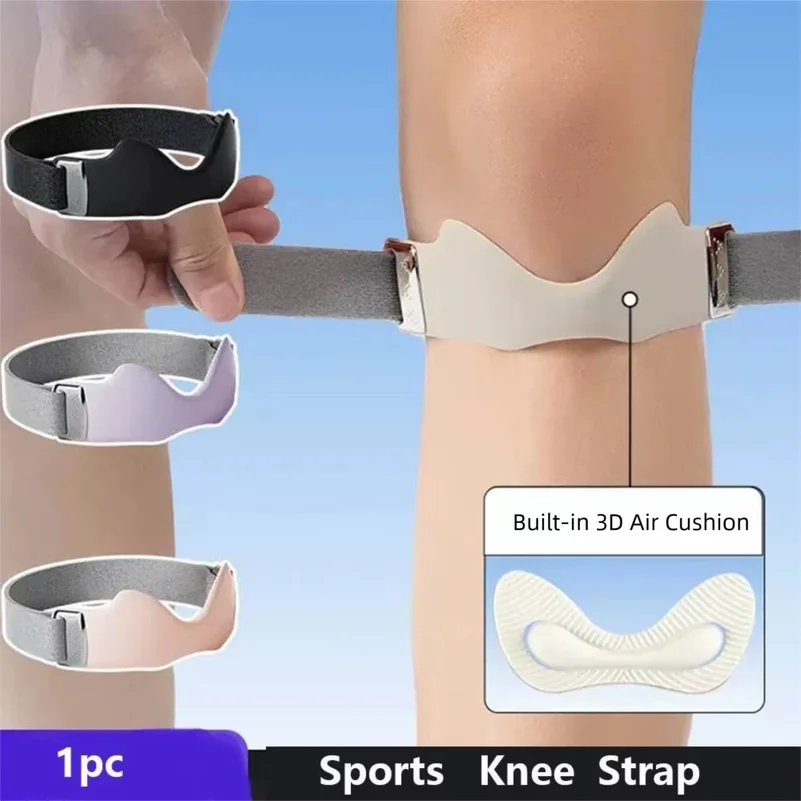 Elastic Patella Belt Knee Straps Protection Knee Breathable Sports Knee Pad Thickened Comfortable Patella Band Badminton