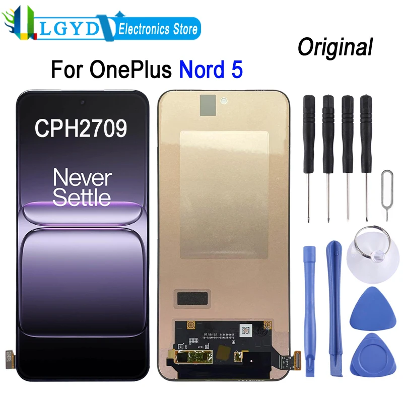 Ecran-lcd-swift-amoled-de-683-pouces-pour-oneplus-nord-5-5g-piece-de-rechange-pour-reparation-d'ecran-tactile-d'affichage-de-telephone-cph2709