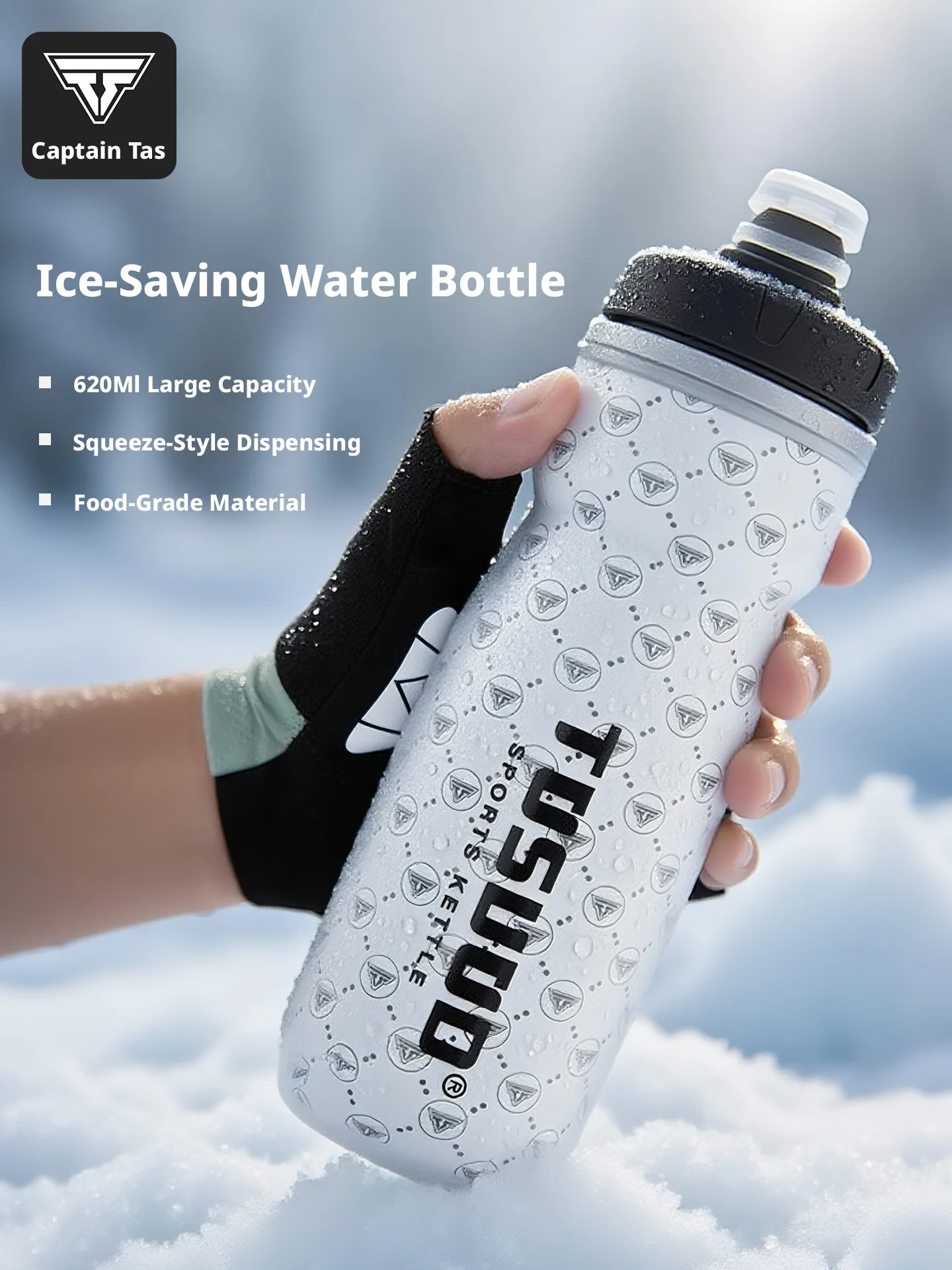 

Cycling Insulated Water Bottle 620ml PP5 Material Outdoor Sports Fitness Running Riding Camping Hiking Portable Kettle