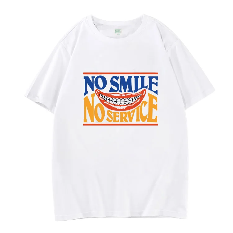 T-shirt in Puro Cotone Stile Street con Stampa Casual Vestibilità Comoda Maglietta Estiva da Uomo per Primavera Autunno