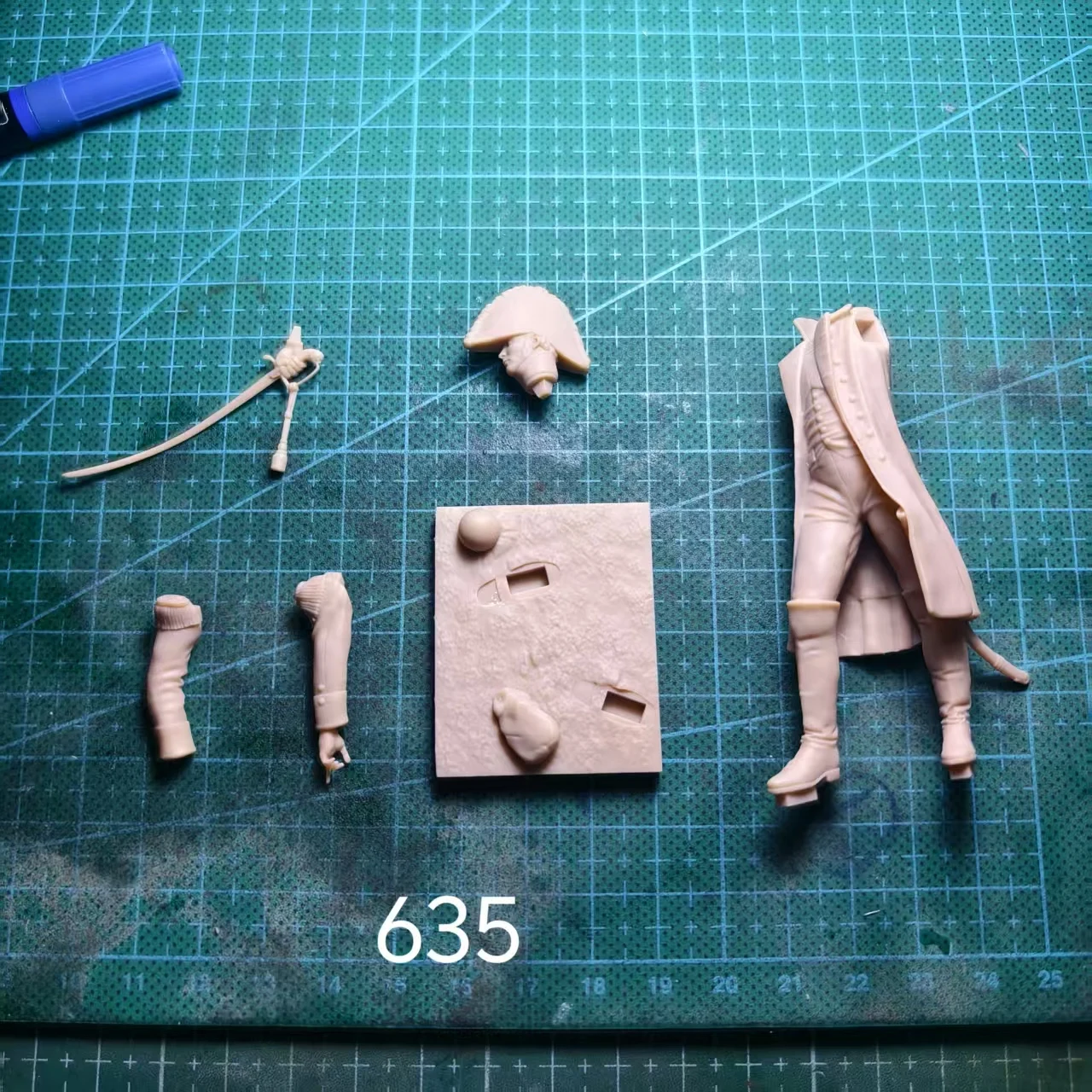 Figurine modèle GK en résine 1/24, kit non assemblé et non peint