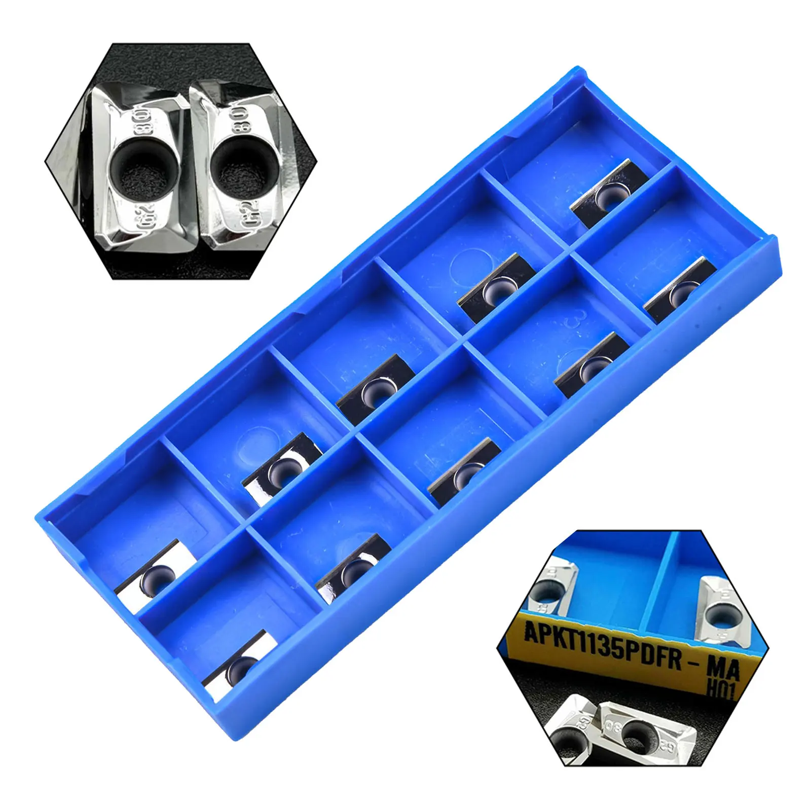 

APKT PDFR MA H Aluminum Milling Inserts Processing Quantity Cutting Large Areas Reduce Tool Usage Costs Obvious