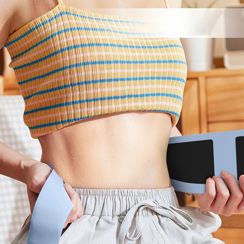 

Micro Current Heating Massage Waist Belt Abdominal Fitness Vibration Lumbar Support Pain Relief Anti Fatigue Heavy Duty for Home