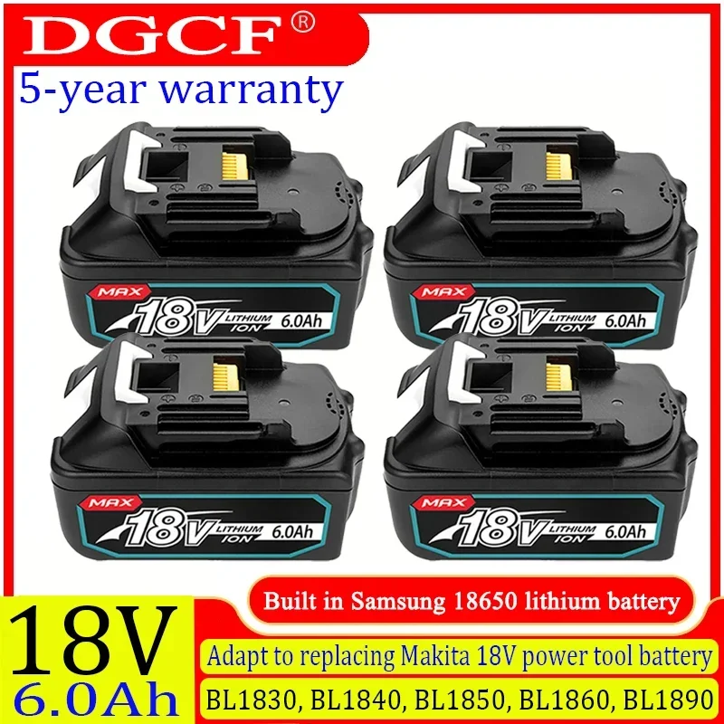 BL1860 สําหรับ Makita 18V แบตเตอรี่ 18650 Lithium-ion Cell เหมาะสําหรับเครื่องมือไฟฟ้า Makita BL1830 BL1840 LXT400