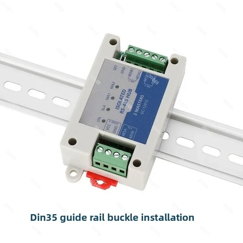 Two master and one slave rs485 hub gc1201 cache isolated type modbus dual host multi slave dl645