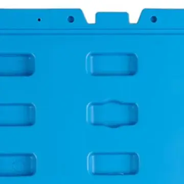 17-Piece Socket Set with Embedded Ratchet Mechanism 12-Point Fluted Sockets 10mm through 24mm Silver Blue Finish