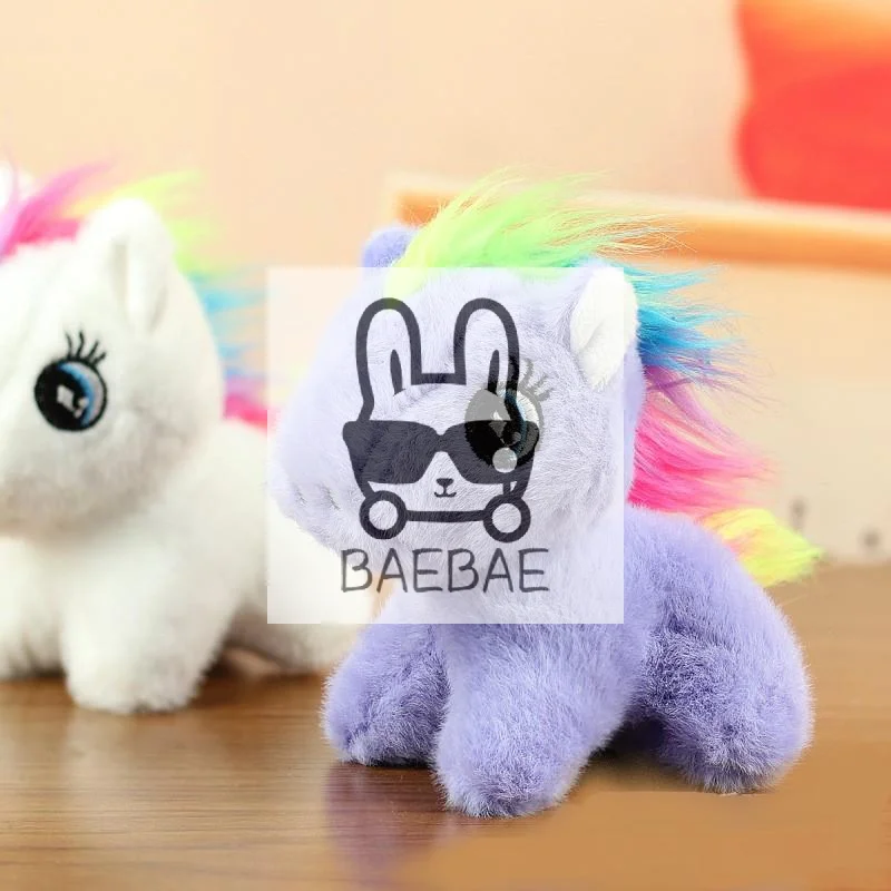 1PC Cute  Plush Toy For Girls Keychain Pendant Couple Gift Boutique Pony Decor Festival Gift Kid Gift
