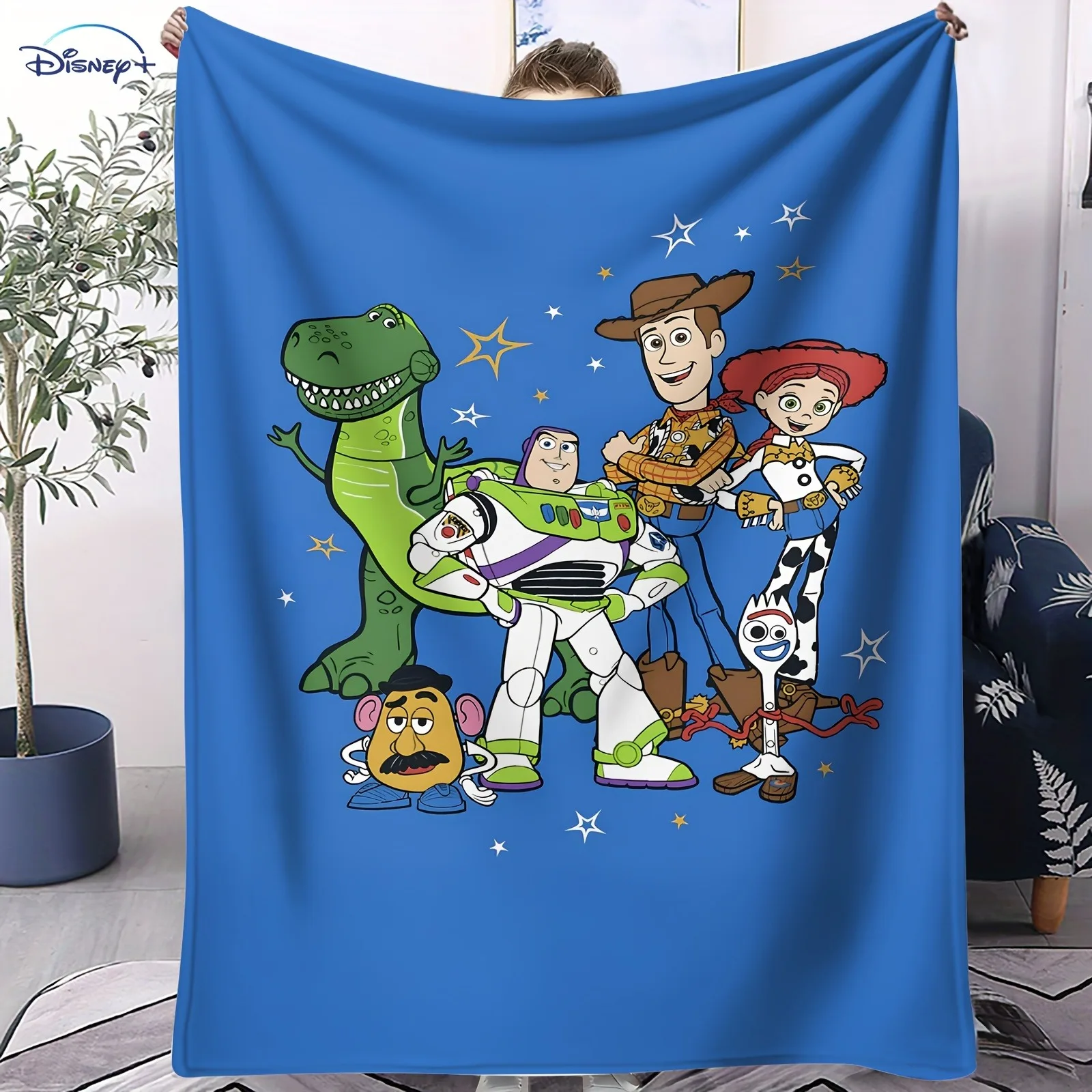 

1PC Disney's Toy Story Blanket ,Multifunctional blanket suitable for home, outdoor, travel, camping, nap cover blanket.