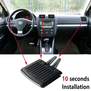 1/4/6 PCs Trace AC AC Air Output Lüftung Grill Einstellung Schlittensieger für VW Golf 5 GTI Jetta A5 MK5 Gle Coelho 2006 2007 2008 2009 6 Hauptverkaufsklimaanlagen Jetta Mk5 - №1