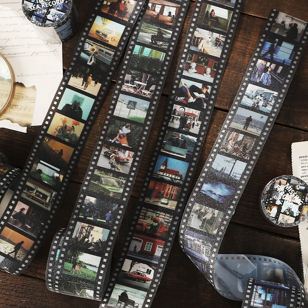 8packs/LOT Memory film series cute lovely retro decorative PET tape