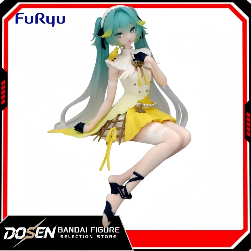 en-stock-furyu-noodle-stopper-hatsune-miku-version-canari-original-figurine-en-pvc-representant-une-fille-d'anime-assise-objet-de-collection-pour-bureau