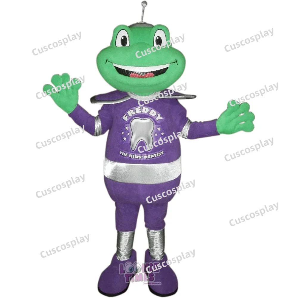 

Frog Mascot Costume Cartoon Apparel Birthday Party Masquerade Mascot Costume Advertising Halloween Christmas Outfit Adult Size