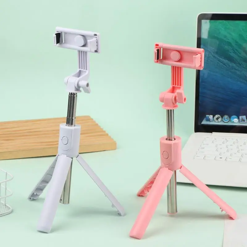Wireless Bluetooth Selfie Stick Tripod Adjustable Extendable Phone Stand Fits All 4.7-6.7 Inch IOS Android Smartphones