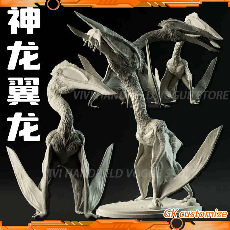 1/35 12cm Azhdarcho Model Toy Ancient Extinct Life Dinosaur Model Gk Customize Quetzalcoatlus Northropi Azhdarchidae