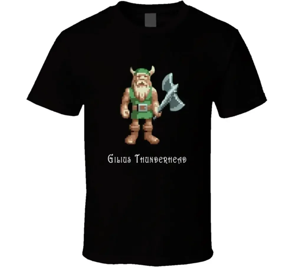 Gilius Thunderhead Golden Axe Video Game T ShirtHigh Quality 100%Cotton Short Sleeve