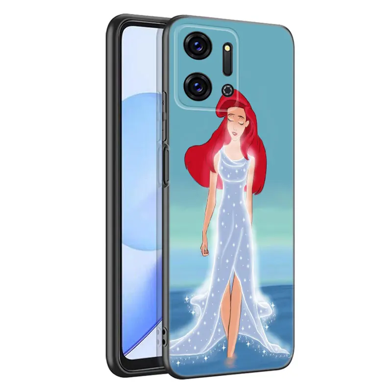 The Little Mermaid Black Phone Чехол для Honor 70 90 Lite X40 GT X50 i X5 Plus X6A X6S X7A X8A X8B X6 X7 X8 X9 4G X9A X9B 5G