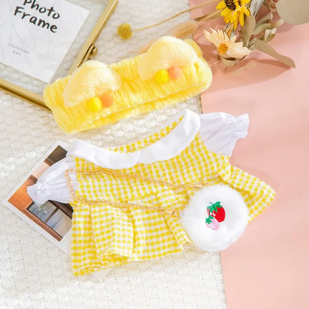 Doll Cloth Accessories LaLafanfan Cafe Clothes Dress Up DIY Clothing Ducks Doll Clothes 30cm Kawaii Plush Clothes Dolls