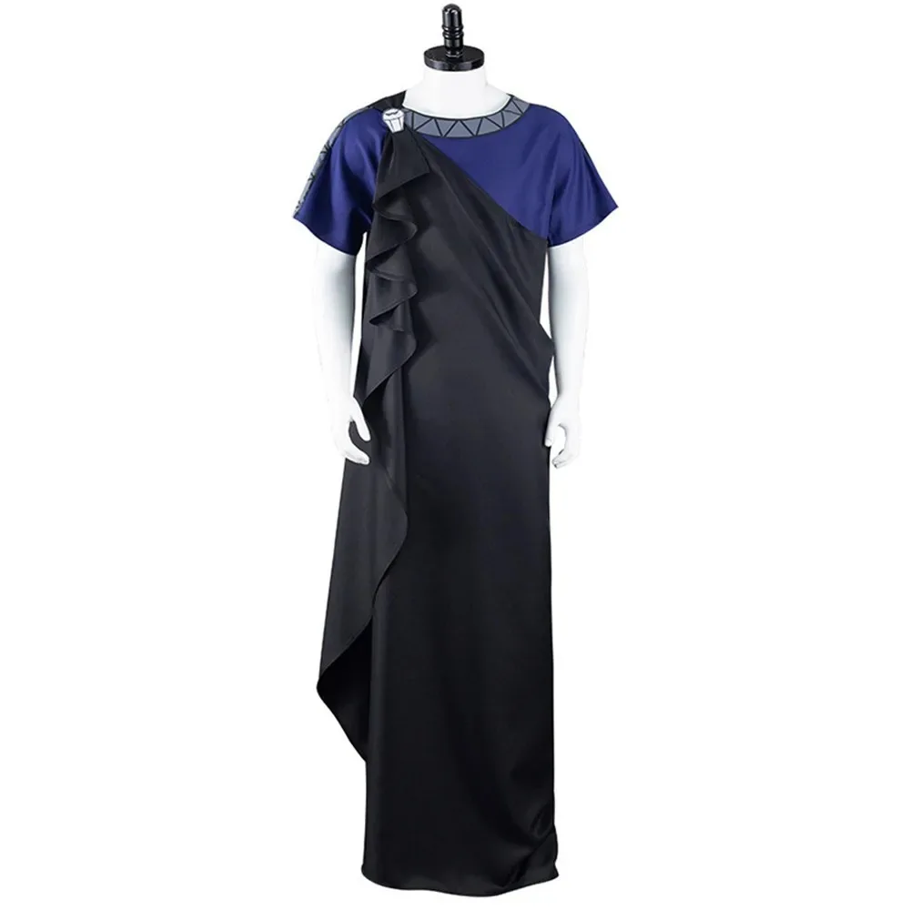 Hercules Megara Hades 코스프레 의상 dessin animé film tenues hommes femmes Robe Robe perruque 할로윈 카니발 fête jeu de r
