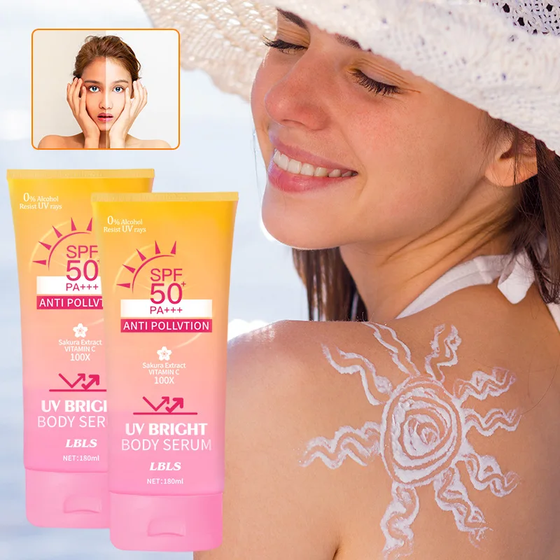 

LBLS УФ-защитное молочко SUNSCREEN Водонепроницаемое, устойчивое к поту, устойчивое к ультрафиолетовому излучению, увлажнение и освежение