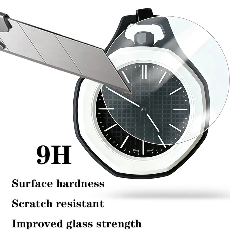 Screen Protector for Swatch X AP Royal Pop Pocket Watch Tempered Glass Film HD Clear Anti-scratch Protective Cover Accessories view 5