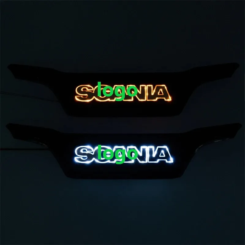 1:14th Scale LED Illuminated Logo for Tamiya RC Dump Truck For SCANIA 770S 56368 56371 Car Accessories