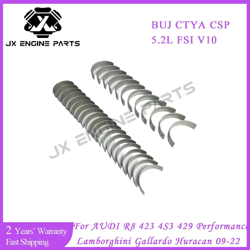 Cojinete de biela principal del motor para Audi 5.2 R8 423 429 4S3 4S9 Performance Lamborghini Gallardo Huracan LP550 5.2L FSI V10