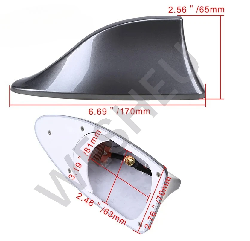 ل ألفا روميو GT Q2 روميو 147 156 159 جيوليتا ميتو هوائي زعانف القرش إشارة اكسسوارات السيارات التصميم سيارة هوائيات راديو فارغة #2