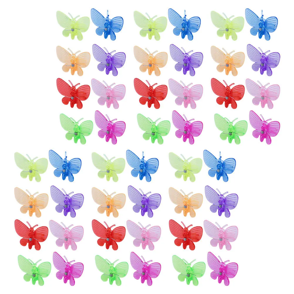 80 قطعة مقاطع الأوركيد مقاومة الطقس 5 سنتيمتر المثبتات واضحة لنباتات الحديقة الكرمة يدعم فراشة مقاطع الأوركيد حديقة النبات كليب #6