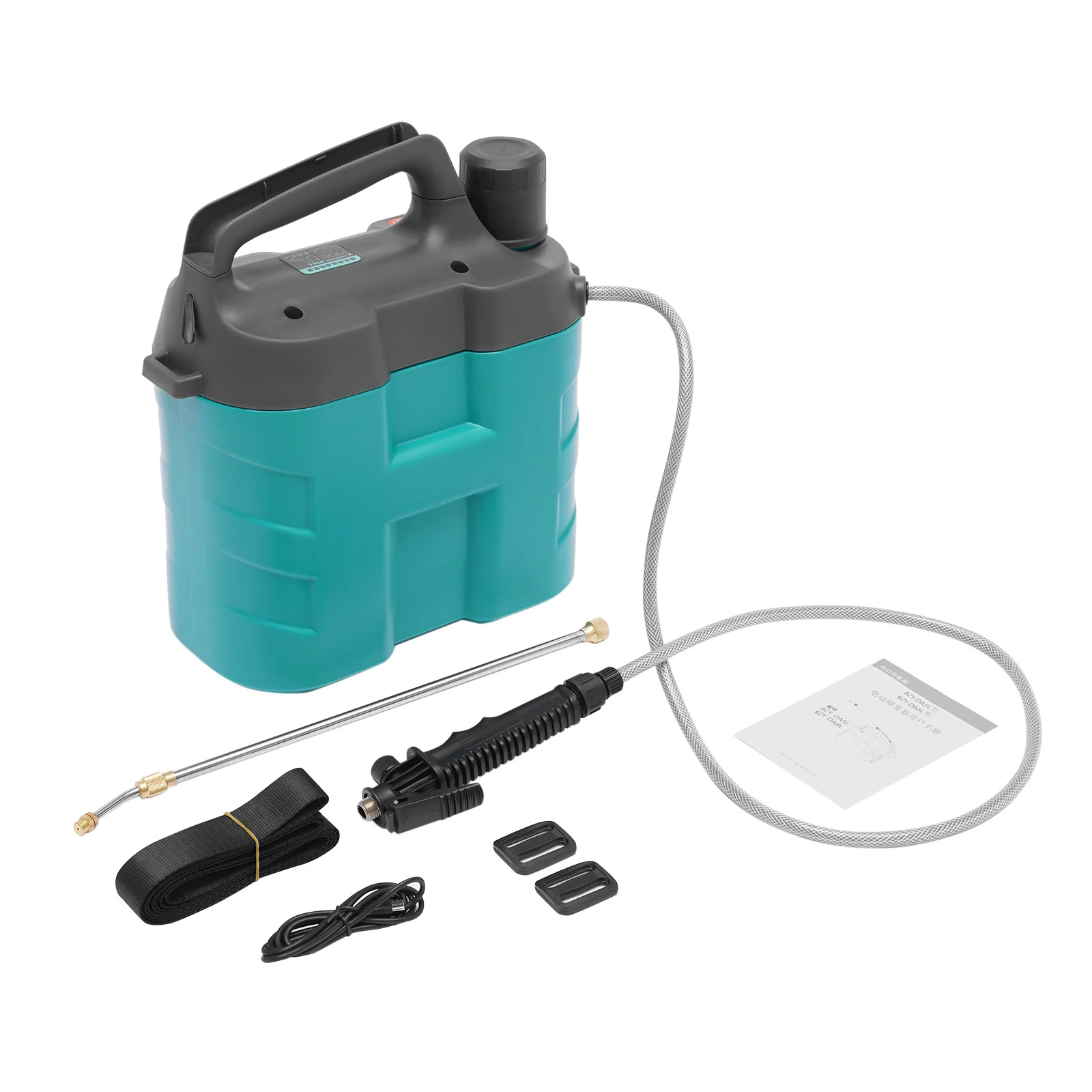 Electric Garden Sprayer 8L with 2.2 Ah Rechargeable Battery Up to 3 Hours Runtime Pump Sprayer