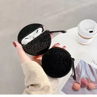 3D Cute Funny Cookie Design Silicone Case,For Realme Buds Air 5 Pro Earbuds Case,For Realme Buds Air6 Pro Case,For Realme Air7