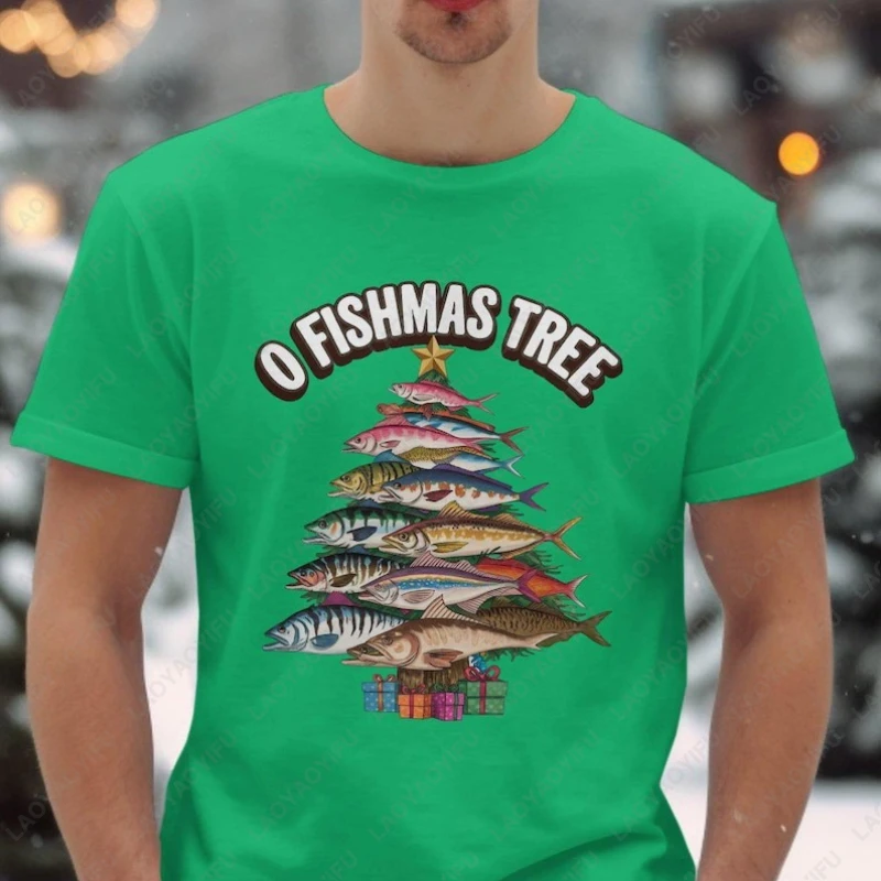 natal-pesca-fishmas-arvore-engracado-feriado-camiseta-das-mulheres-dos-homens-algodao-festival-de-natal-camisetas-unico-pescador-presente-nautico-topos