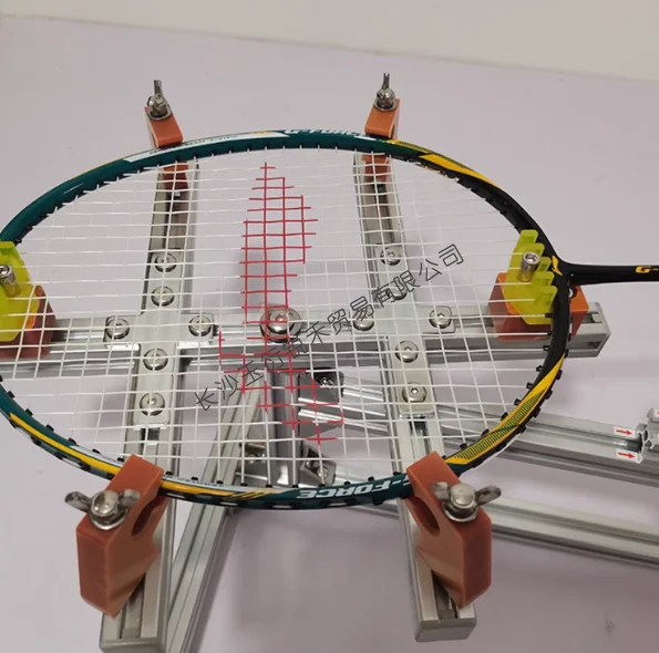 Electric Badminton Racket Stringing Machine Wire Stretcher DIY Racket Frame Threading Machine  Adjustable with Tools