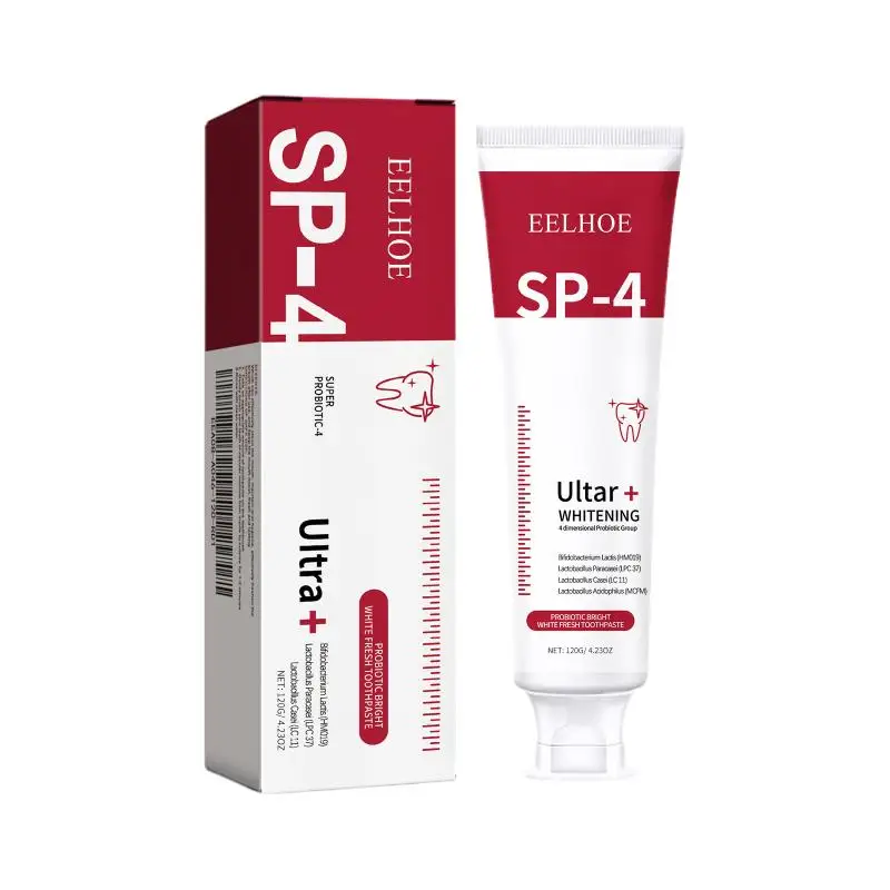 120g Whitening Toothpaste Probiotic Formula For Deep Clean Removes Plaque Stain Enhances Breath For Daily Dental Use