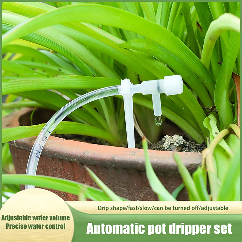 

Garden Drip Irrigation Kit with Regulating valve Potted Plant Watering Device 4/7mmHose Watering Saving Micro Dripper Greenhouse