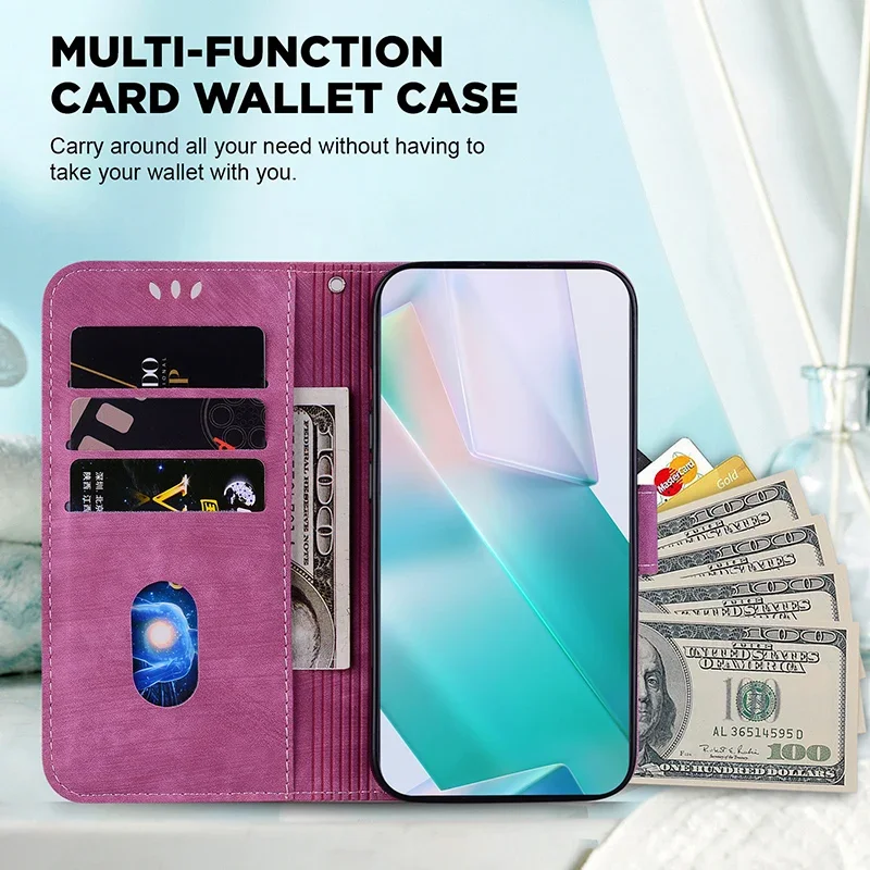 Leather Wallet Flip Case For Sony Xperia 1 10 5 III IV V VI 2024 2023 Plus Ace3 L3 L4 XZ3 Phone Cover