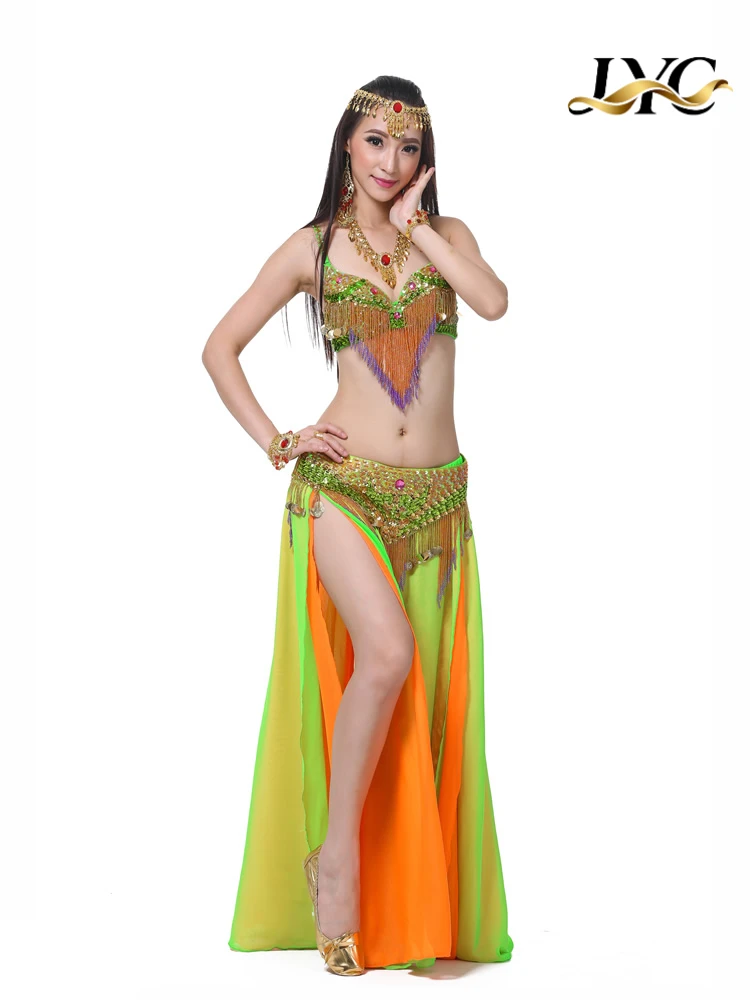 ชุดเต้นระบำหน้าท้องเซ็กซี่ ชุดฝึกซ้อมเต้นอินเดีย