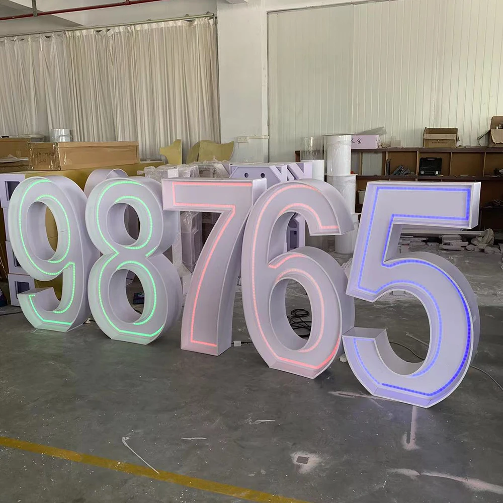 Light Up Letters Marquee - Lettere LED RGB Giganti Personalizzate 4ft