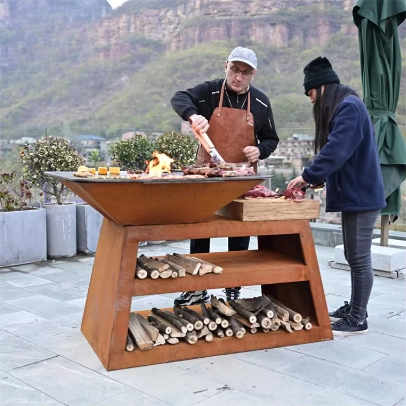 Camping Barbecue Grill BBQ Grill Pour Barbecue Grill Barbecue