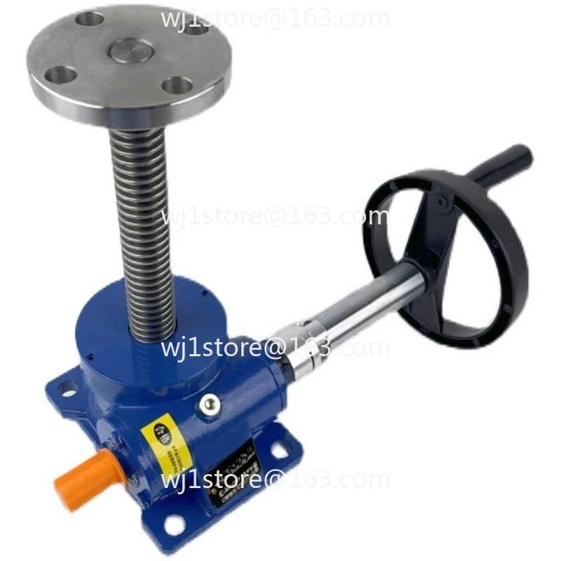 

Fixed Lifting Platform Electric Lifter Screw Rod Hand Crank Spiral Small Screw Elevator Linked Worm Gear