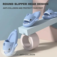 New Style Shark Slippers Women Summer Cute EVA Flip Flops Men Non-slip Indoor Outdoor Slides Girls Boys Beach Shoes Sandals 4
