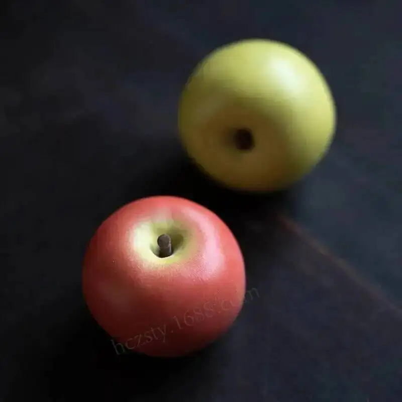 Zisha Tea Pet Apple Small Ornament, Creative Tea Plaything, Imitation Tea Table Cover Color-changing Apple Чаепитие
