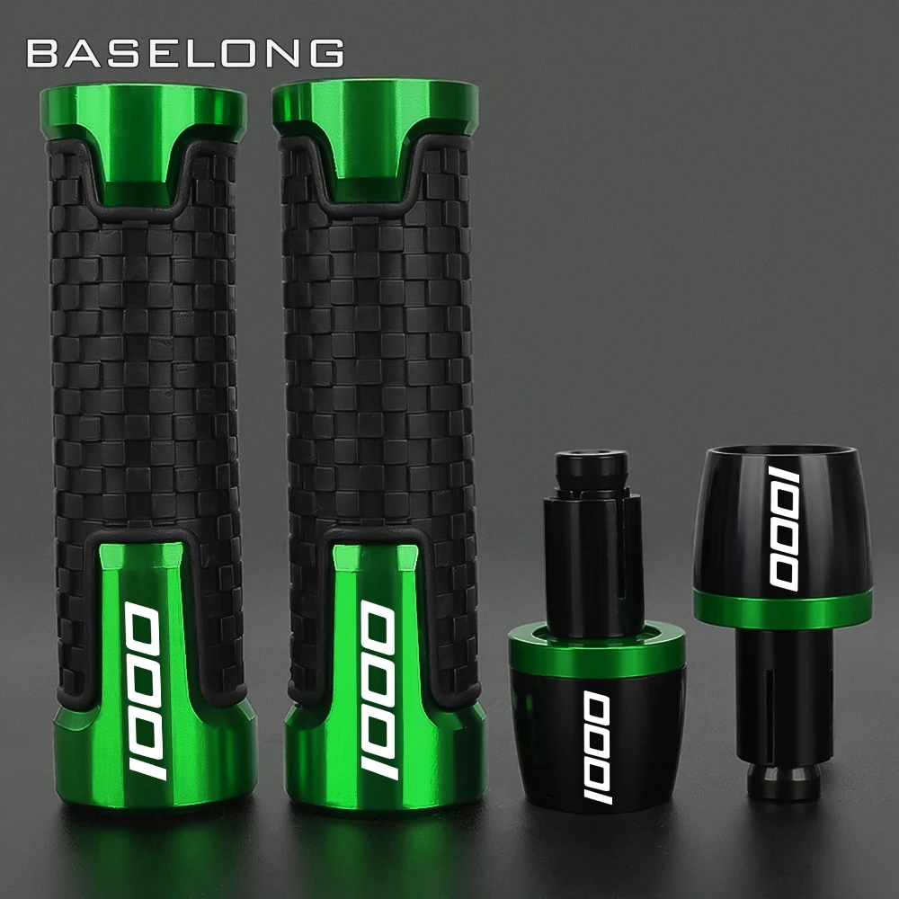 

Motorcycle For Kawasaki Z1000 NINJA 1100SX 1000S NINJA1000 2011-2025 2024 Handle Bar Ends Hand Grip Handlebar End Caps Grips