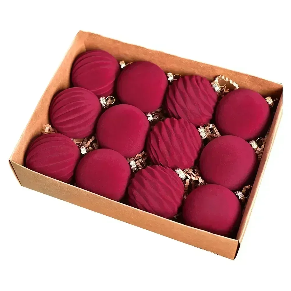 

Праздничные мероприятия Бархатные елочные украшения Декор праздничной елки Когезивный декоративный дисплей Праздничный декоративный дисплей