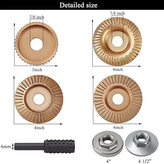 11PCS Angle Grinder Nut Angle Grinder Plate Splint Tool Accessories Hexagonal Plate Angle Grinder